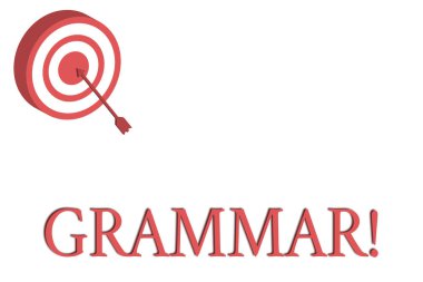 Kelime yazma metin Dilbilgisi. Ok Vurma Merkezi Bulls Eye ile Circle Eşmerkezli Stil tüm sistem yapısı dil sözdizimi ve morfoloji Dart Kurulu için İş kavramı.