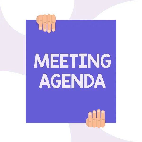 Set a clear agenda for daily stand up meetings