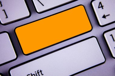 Tasarım iş kavramı boş kopya metin şablonu klavye tuşu niyeti kadar promosyon malzeme sahte Web afiş oluşturmak bilgisayar yansıma mesaj