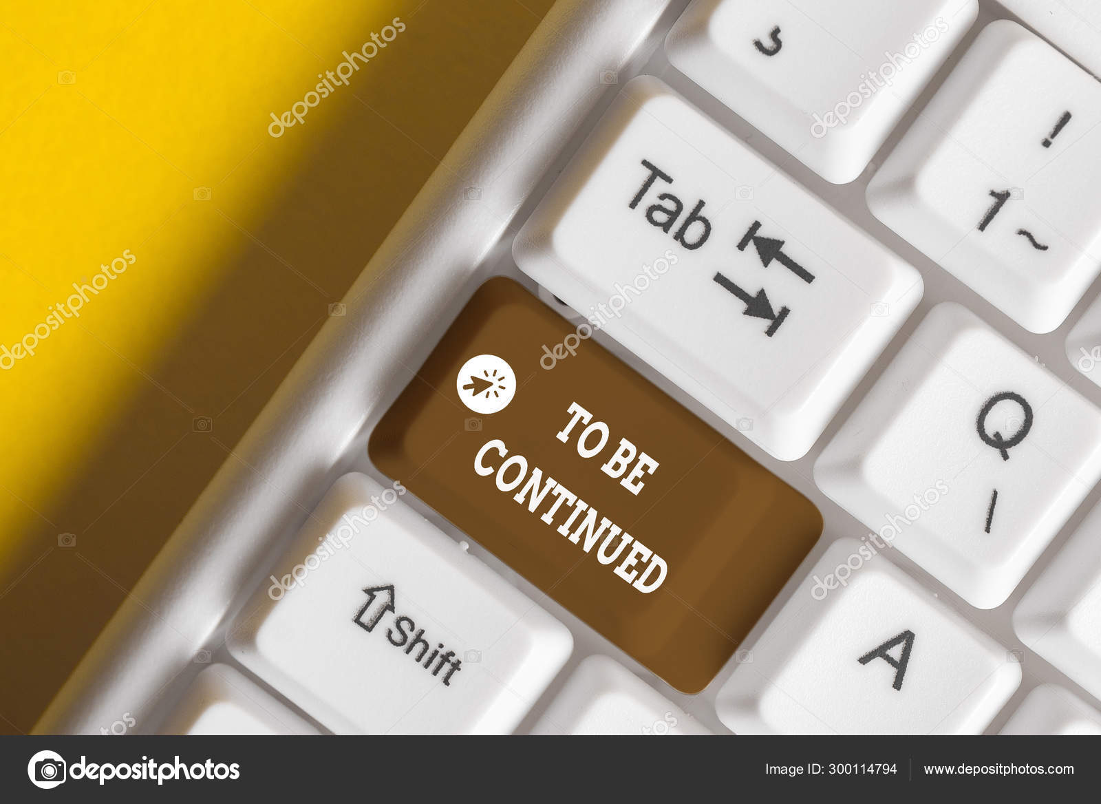 Conceptual Hand Writing Showing To Be Continued Business Photo