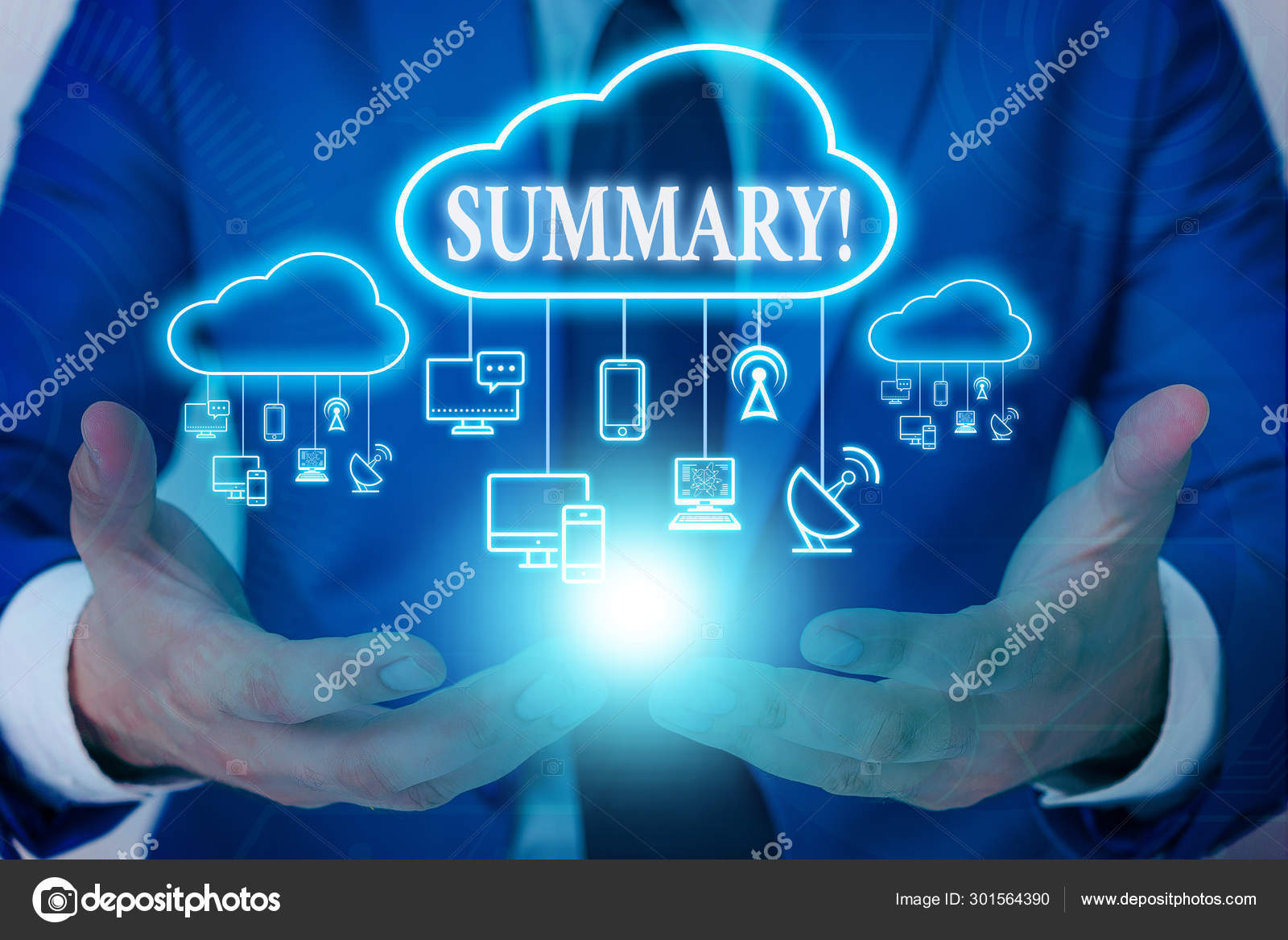 Word Writing Text Summary Business Concept For Brief Statement Or