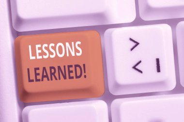 Öğrenilen Dersler el yazısı metin yazma. Kavram anlamı deneyimleri aktif beyaz arka plan tuşu kopyalama alanı üzerinde boş not kağıdı ile Beyaz pc klavye almalısınız proje damıtılmış.