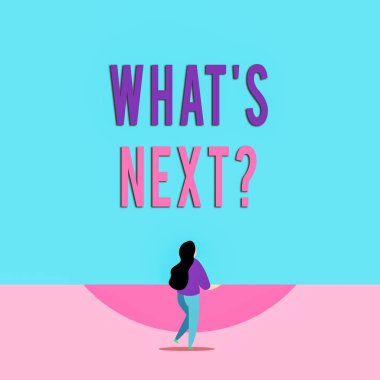 El yazısı metin yazma Ne S Sonraki Soru. Kavram onun gelen eylemleri veya davranışları hakkında gösteren soran Uzun saç modeli kadın stand bir bacak arka görünüm pozisyonunda kaldırdı.