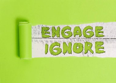 Kelime yazma metni Yoksay. Sessiz Tedavi Manipülatif Ceza Çekme Konsepti.