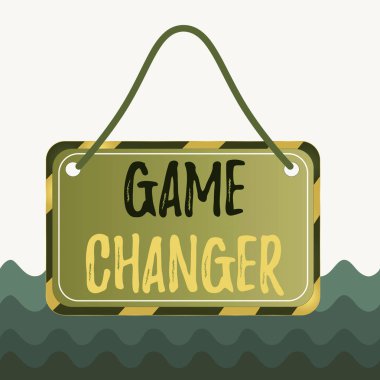 Oyun Değiştirici gösteren kavramsal el yazısı. Spor Veri Scorekeeper Gamestreams Canlı Skorlar Takım Yöneticileri Kurulu dize rengi siyah sarı çerçeve dikdörtgen şekil eklemek gösteren İş fotoğraf.