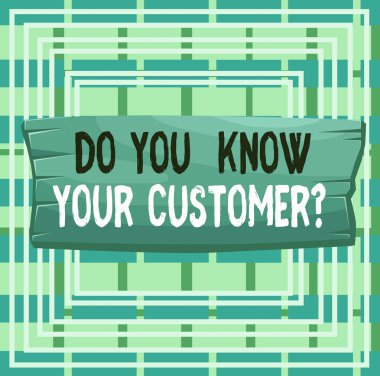 Müşteri Sorunu biliyor musunuz gösteren metin işareti. Kavramsal fotoğraf Hesap müşteri beğenir görüş Plank ahşap tahta boş dikdörtgen şeklinde ahşap renkli arka plan.