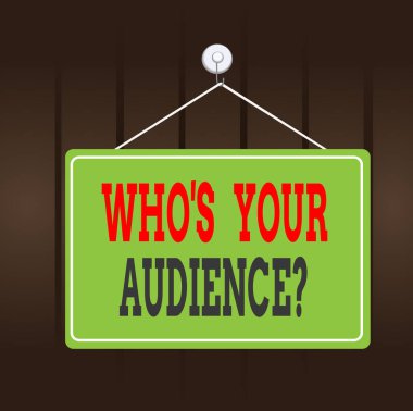 İzleyicilerinizi Kim Sorguluyor 'u gösteren bir not yazıyorum. İş fotoğrafı gösterimi birilerine dinleyiciler kategorisi Koçluk Anımsatıcı boş tahtası eklenmiş arka plan dikdörtgeni hakkında soru soruyor.