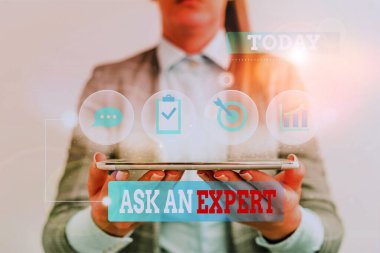 El yazısı yazarı Ask An Expert. Kavram demek, bir konuda yeteneği olan ya da bilgili olan birine danışmak demektir. Kadın giyimi sunum sunumu için resmi iş kıyafeti giyin. Akıllı aygıt kullanın..