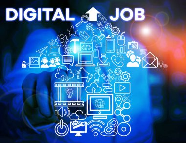 Dijital İş'i gösteren not yazma. İş fotoğraf vitrin internet üzerinden yapılan ödemeli görev almak ve gösteren bilgisayar Kadın akıllı cihaz kullanarak sunum sunan resmi iş elbisesi giymek.