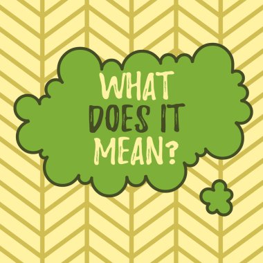 Ne anlama geldiğini gösteren bir not yazıyorum. İş fotoğrafı gösterimi belirsizliği iletmek amacıyla düzensiz şekilli asimetrik şekil nesne çoklu renk tasarımı.