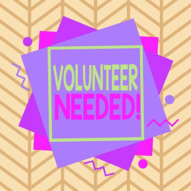 Gönüllü yazıcı aranıyor. Kavram demek, ödeme yapılmadan organizasyon için çalışmayı göstermek demek. Asimetrik düzensiz biçim şekli nesne ana hatları çok renkli tasarım.