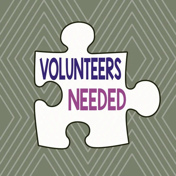 Text sign showing Volunteers Needed. Conceptual photo need work or help for organization without being paid Infinite Geometric Concentric Rhombus Pattern against Lilac Background.
