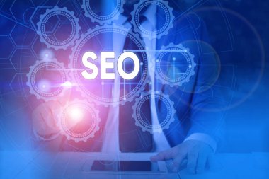 Mesaj işareti Seo 'yu gösteriyor. İş yerinizin yakınındaki online fotoğraf sistemi şemasını pazarlamak için inanılmaz etkili bir yöntem. Modern teknoloji akıllı aygıtı..