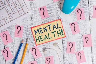 Akıl Sağlığı için el yazısı. 