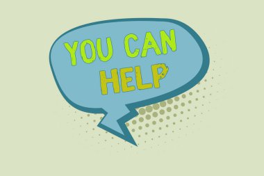 You Can Help 'i gösteren bir not yazıyorum. İş fotoğrafçılığı resmi ya da uyumlu bir şey yap. Sorunlu Boş Oblong YarıTonlama Konuşması Zigzag Kuyruğu ve Gölgesi.