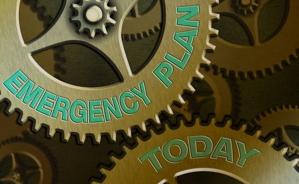 Word writing text Emergency Plan. Business concept for instructions that outlines what workers should do in danger. — Stock Photo, Image