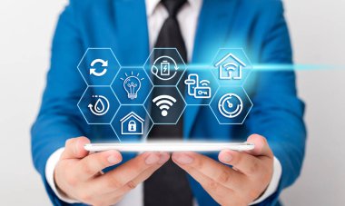 En Son Dijital Teknoloji, Sosyal Medya, Ağ Bağlantısı, İletişim, İşletme, Mali Konsept.