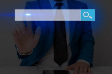 Web Arama Veri Bilgileri Fütüristik Teknoloji Bilgi Düz Element Simgesi. En Son Dijital Bilgisayarlaştırma Ağı Bağlantı İletişim İş Finansal Kavramı.