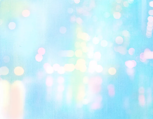 Futurista borrosa abstracta Bokeh luz brillo en azul con la conexión de las estructuras de líneas rotas. Imagen digital de fondo de pantalla de negocios . — Foto de Stock