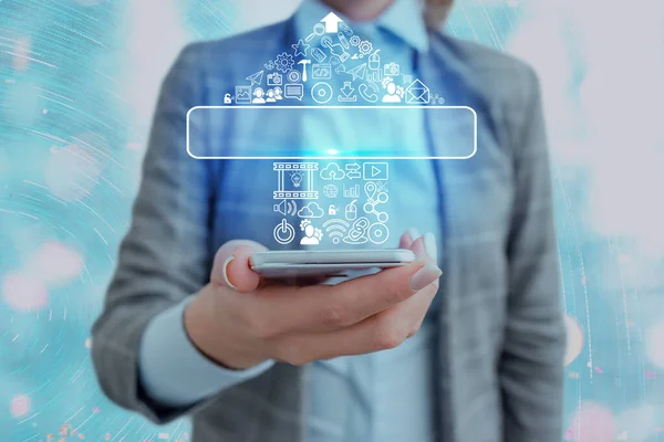 Information Computerization With Infographic Elements And Flat Icons ...