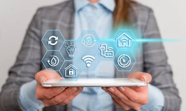 En Son Dijital Teknoloji, Sosyal Medya, Ağ Bağlantısı, İletişim, İşletme, Mali Konsept.