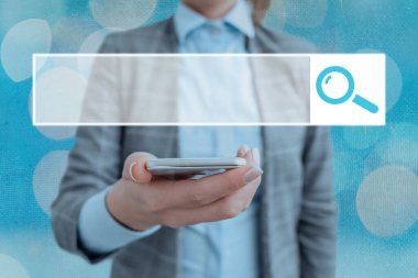 Web Arama Veri Bilgileri Fütüristik Teknoloji Bilgi Düz Element Simgesi. En Son Dijital Bilgisayarlaştırma Ağı Bağlantı İletişim İş Finansal Kavramı.