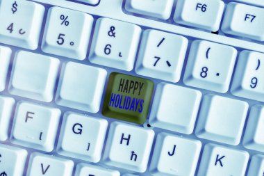 Mutlu Tatiller yazan bir mesaj. Noel ruhunun kavramsal fotoğraf gözlemleri bir hafta sürer..