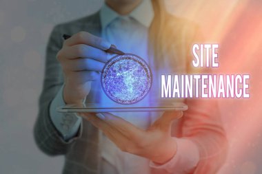 Sitenin bakımını gösteren bir not yazıyorum. İş fotoğraflarının görüntülenmesi ve düzenli olarak web sitenizde NASA tarafından desteklenen bu görüntünün unsurlarının olup olmadığına bakılması.