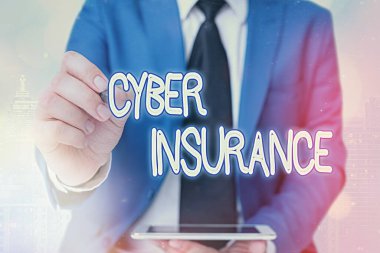 Sözcük yazma siber sigortası. Şirketi Internet tabanlı riskten korumak için özel bir plan..