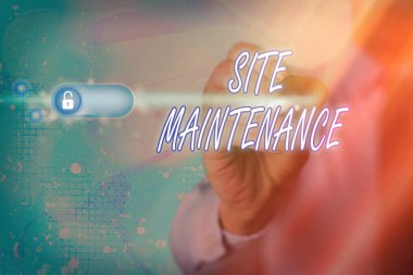 Sitenin bakımını gösteren bir not yazıyorum. İş fotoğraflarının gösterimi ve düzenli olarak web sitenizde sorun olup olmadığına bakılması.