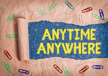 El yazısı, her zaman, her yerde. Her an birlikte çalışmanın anlamı ulaşılabilir..