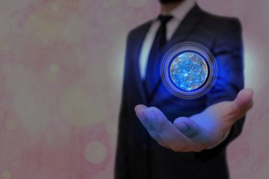 Global Teknoloji İnternet İş Ağı, Dünya 'daki Telekomünikasyon Kripto Para Birimi, Engelleme Zinciri ve Bir sürü şey. Gezegenin panoramik görüntüsü. Bu görüntünün elementleri NASA tarafından desteklenmektedir.