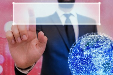 Global Teknoloji İnternet İş Ağı, Dünya 'daki Telekomünikasyon Kripto Para Birimi, Engelleme Zinciri ve Bir sürü şey. Gezegenin panoramik görüntüsü. Bu görüntünün elementleri NASA tarafından desteklenmektedir.