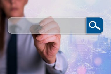 Web Arama Veri Bilgileri Fütüristik Teknoloji Bilgi Düz Element Simgesi. En Son Dijital Bilgisayarlaştırma Ağı Bağlantı İletişim İş Finansal Kavramı.