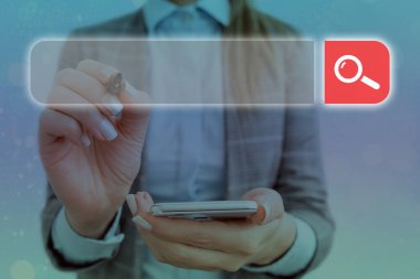 Web Arama Veri Bilgileri Fütüristik Teknoloji Bilgi Düz Element Simgesi. En Son Dijital Bilgisayarlaştırma Ağı Bağlantı İletişim İş Finansal Kavramı.