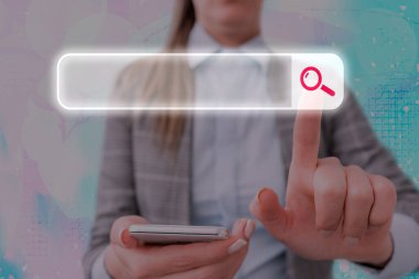 Web Arama Veri Bilgileri Fütüristik Teknoloji Bilgi Düz Element Simgesi. En Son Dijital Bilgisayarlaştırma Ağı Bağlantı İletişim İş Finansal Kavramı.