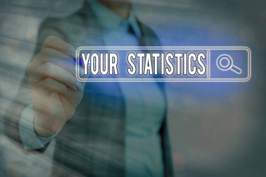 İstatistiklerini gösteren bir not yazıyorum. İş fotoğrafı kalite güvencesi finans analizi, üretim, işletim.