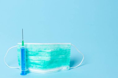 Koruyucu Bariyer Enfeksiyonunu Önlemek İçin Birincil Tıbbi Teçhizat. Sağlık Koruma ve Etkili Dokunulmazlık Konsepti