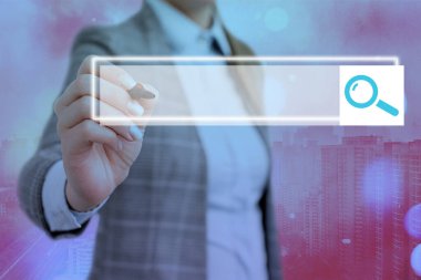 Web Arama Veri Bilgileri Fütüristik Teknoloji Bilgi Düz Element Simgesi. En Son Dijital Bilgisayarlaştırma Ağı Bağlantı İletişim İş Finansal Kavramı.