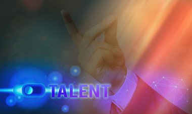 Text sign showing Talent. Conceptual photo skill that someone has very well defined and has mastery to do it. clipart