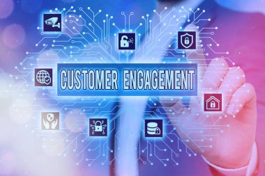 Müşteri Sözleşmesi 'ni gösteren bir mesaj. Bir tüketici ve bir marka Sistem Yöneticisi denetimi arasındaki kavramsal fotoğraf iletişimi, dişli yapılandırma araçları kavramı.