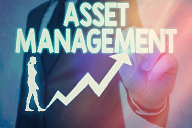 El yazısı metin Varlık Yönetimi. Gelecekteki ekonomik faydalar için kaynakların hassas şekilde kullanılması anlamına gelen kavram.