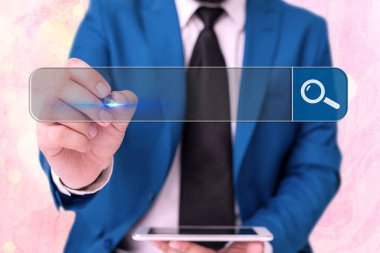 Web Arama Veri Bilgileri Fütüristik Teknoloji Bilgi Düz Element Simgesi. En Son Dijital Bilgisayarlaştırma Ağı Bağlantı İletişim İş Finansal Kavramı.