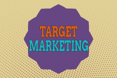 Hedef Pazarlamayı gösteren kavramsal el yazısı. İş fotoğrafı pazarlamacılarının en önemli görevi aynı zamanda strateji satın almada da kullanılmaktadır. 12 Noktalı Yıldız Dodecagon in Zigzag etkisi Çokgen.