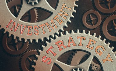 Kelime yazma Yatırım Stratejisi. Yatırımcıların kararlarını hedef risklerine dayandıran iş konsepti vs..