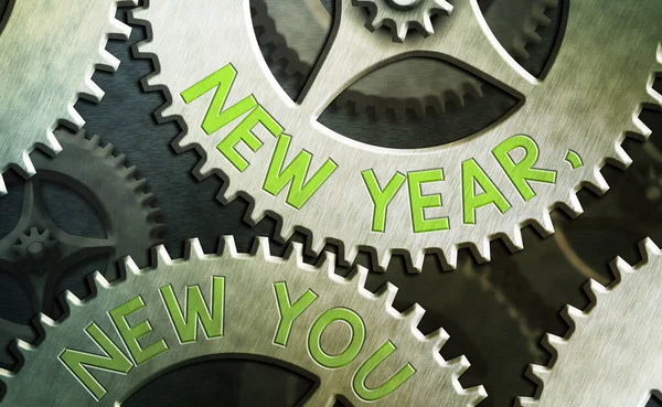 ( 영어 ) New Year, New You - 인터넷 영화 데이터베이스. 개인의 개성을 바꾸는 1 월의 사업 사진 쇼. — 스톡 사진