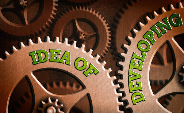 Handwriting text writing Idea Of Developing. Concept meaning Startup launch innovation product, creative thinking.