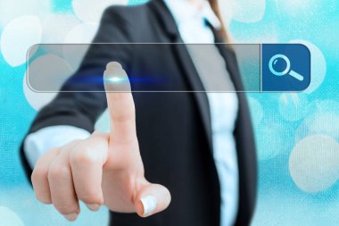 Web Arama Veri Bilgileri Fütüristik Teknoloji Bilgi Düz Element Simgesi. En Son Dijital Bilgisayarlaştırma Ağı Bağlantı İletişim İş Finansal Kavramı.
