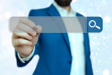 Web Arama Veri Bilgileri Fütüristik Teknoloji Bilgi Düz Element Simgesi. En Son Dijital Bilgisayarlaştırma Ağı Bağlantı İletişim İş Finansal Kavramı.