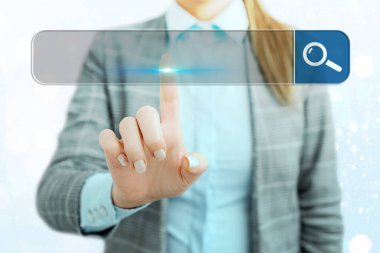 Web Arama Veri Bilgileri Fütüristik Teknoloji Bilgi Düz Element Simgesi. En Son Dijital Bilgisayarlaştırma Ağı Bağlantı İletişim İş Finansal Kavramı.